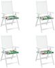 vidaXL Gartenstuhl-Kissen 4 Stk. Mehrfarbig 40x40x4 cm Stoff 361018 Bild 4