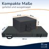 Klappmatratze 75x195x15 cm mit Tasche Beige Bild 4