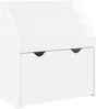 vidaXL Kinderregal mit Schubladen Weiß 60 x 29,5 x 69 cm Holzwerkstoff 892389 Bild 2