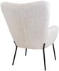 Relaxsessel >Glasgow< in Weiss, Stoff - 70x98x79cm (BxHxT) Bild 5
