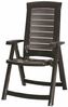 SET Aruba, 4 x Klappsessel graphit, 4 x Auflage black Bild 2