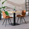 Bronx71 Bistrotisch Nils quadratisch Eichenlook Melamin 60x60x77 cm Bild 2