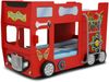 Hochbett Etagenbett Happy Bus mit Matratze & LED Rot Bild 2