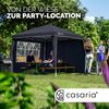 CASARIA® Set 3x3m Pavillon und 2x Seitenteil anthrazit Bild 4