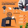 CASARIA® Set 3x3m Pavillon und 2x Seitenteil anthrazit Bild 2