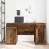 vidaXL Schreibtisch mit Regal Altholz 140 x 49 x 76 cm Holzwerkstoff 3328514 Bild 4