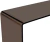 Vente-unique - ALONZO Konsole Glas TransparentBraun - B 35 cm x H 75 cm x L 110 cm Bild 4