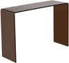 Vente-unique - ALONZO Konsole Glas TransparentBraun - B 35 cm x H 75 cm x L 110 cm Bild 3