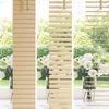vidaXL Jalousie Hellbraun mit Muster 213 x 40 cm 25 mm PVC 42003771 Bild 4