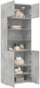 vidaXL Hochschrank Betongrau 80x42,5x225 cm Holzwerkstoff 3281346 Bild 3