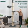 Happypet Kratzbaum LEONARDO, XXL Deckenhoch, 250 bis 275 cm, Katzenkratzbaum für Maine Coon Bild 2