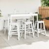 vidaXL Garten Bar Set 6 pcs Weiß HDPE 3335807 Bild 3