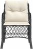 vidaXL Gartenstühle mit Kissen 2 Stk. Schwarz Poly Rattan 365152 Bild 5