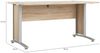 Dmora Schreibtisch Ascorbato, Mehrzweckschreibtisch, Bürotisch für PC, Eckschreibtisch, 150x80 h75 cm, Grau und Eiche Bild 3