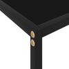 vidaXL Konsolentisch Schwarz 60 x 35 x 75 cm Hartglas [322828] Bild 5