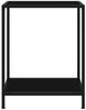vidaXL Konsolentisch Schwarz 60 x 35 x 75 cm Hartglas [322828] Bild 2