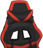 vidaXL Gaming-Stuhl mit Massagefunktion Schwarz und Rot Kunstleder 345424 Bild 4