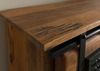 Wandregal Mango / Altholz 115x30x45 natur lackiert RAILWAY LUX #150 Bild 5
