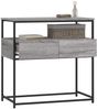 Konsolentisch, Beistelltisch, Konsole Grau Sonoma 75x40x75 cm Holzwerkstoff Bild 4