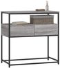 Konsolentisch, Beistelltisch, Konsole Grau Sonoma 75x40x75 cm Holzwerkstoff Bild 3