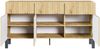 Selsey ‘Telire’ Sideboard 3-türig mit drei Schubladen und Lamellenfront, 154 cm – Eiche Artisan Bild 4