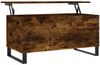 vidaXL Couchtisch Räuchereiche 90x44,5x45 cm Holzwerkstoff 830985 Bild 2