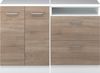 Dachschrägenschrank-Set Rion Sonoma 120 cm 2er Set Schrankkorpuss 60 cm Tiefe Vicco Bild 4