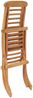 vidaXL Gartenstuhl Klappbar 50x90x69 cm Massivholz Teak 319163 Bild 5
