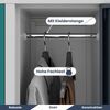 Umkleideschrank Spind BARTEK - 10 Abteile, Etikettenhalter Lüftungsschlitze | Umkleidespind Schließfachschrank Garderobenspind, 172x136x45cm Mehrfarbig Bild 4