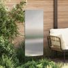 vidaXL Garten Sichtschutz-Leinwand Silber 50 x 140 cm Edelstahl 876291 Bild 3
