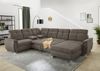 Job 'Livorno KPL' Wohnlandschaft, Microfaser bedruckt dunkelbraun Bild 2