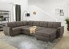 Job 'Livorno KPL' Wohnlandschaft, Microfaser bedruckt dunkelbraun Bild 4