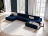 Micadoni 'Jodie' 6-Sitzer-Sofa, Panorama, Samtstoff, Beinfarbe Black Plastic, Königsblau Bild 5