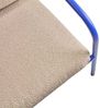 Gartensofa Bendt aus Aluminium und Teddy-Olefin Stoff, skandinavisch, Indigo Blau, inkl. Kissen Bild 3