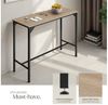 tectake Esstisch Bartisch (1-St, 1 tlg), Schmaler Bartisch im minimalistischen Industrie-Look Bild 4