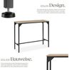 tectake Esstisch Bartisch (1-St, 1 tlg), Schmaler Bartisch im minimalistischen Industrie-Look Bild 3