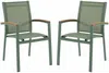 Vente-unique - TAIPIVAI Garden dining set Metall Grün - B 61 cm x H 89 cm x L 55 cm Bild 1