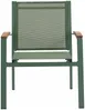 Vente-unique - TAIPIVAI Garden dining set Metall Grün - B 61 cm x H 89 cm x L 55 cm Bild 4
