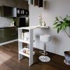 Barhocker 2er Set Weiß 33 x 92 cm 2 Teilig Vicco Bild 4