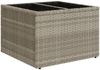 vidaXL 4-tlg. Garten-Sofagarnitur mit Kissen Hellgrau Poly Rattan 3222271 Bild 5