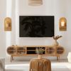 Zaewry Wandregal Holz Boho Wanddeko: Holz Wand Deko Kinderzimmer Wand Regale, 2-tlg, Klein Pflanzregal für Wohnzimmer Schlafzimmer Bild 4