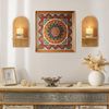 Zaewry Wandregal Holz Boho Wanddeko: Holz Wand Deko Kinderzimmer Wand Regale, 2-tlg, Klein Pflanzregal für Wohnzimmer Schlafzimmer Bild 2