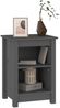 vidaXL Nachttisch Grau 40x35x55 cm Massivholz Kiefer 820960 Bild 5
