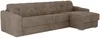 Vente-unique - DARIELO Sofa Stoff Schokoladenbraun - B 223 cm152 cm x H 93 cm x L 295 cm Bild 5