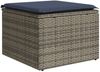 vidaXL 6-teiliges Gartensofa-Set mit Kissen, grau, Polyrattan 3221720 Bild 3