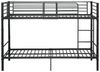 Etagenbett Schwarz Metall 90×200 cm Bild 3