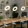 2x LED Tischleuchte, Spot beweglich, weiß, Metall, H 21cm Bild 4