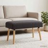 vidaXL Bank Uni Dunkelgrau 80 x 40 x 46 cm Bouclé 42038408 Bild 4