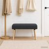 vidaXL Bank Uni Dunkelgrau 80 x 40 x 46 cm Bouclé 42038408 Bild 3