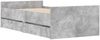 vidaXL Bettgestell mit Schubladen Betongrau 90x200 cm 3207374 Bild 4
